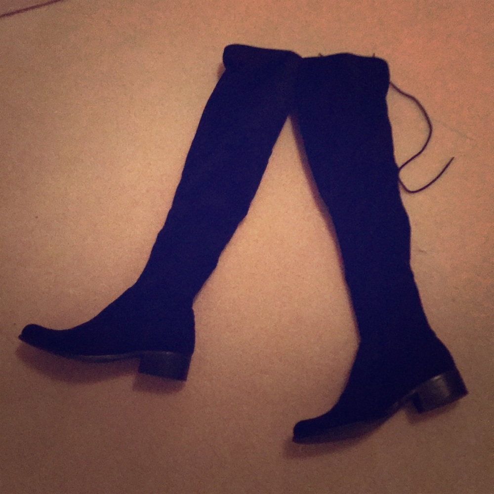 Over the knee boots - black
